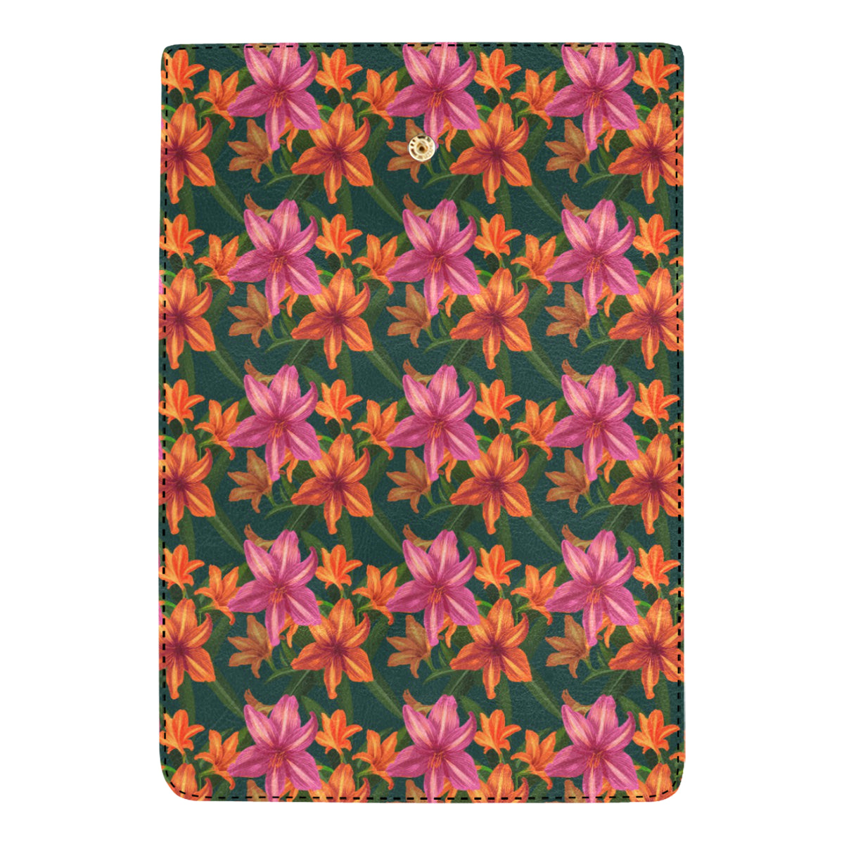Amaryllis Pattern Print Design AL01 Women's Trifold Wallet