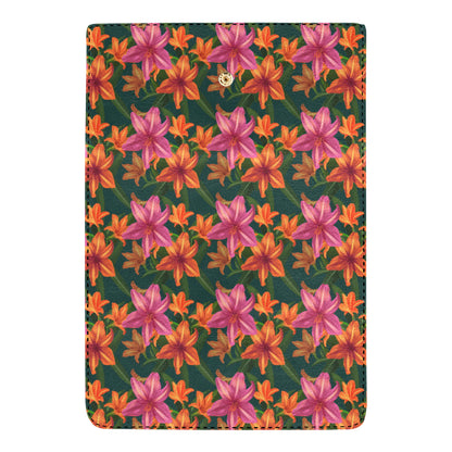 Amaryllis Pattern Print Design AL01 Women's Trifold Wallet