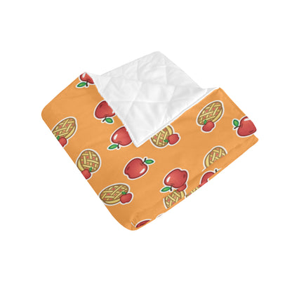 Apple Pie Pattern Print Design 02 Premium Quilt