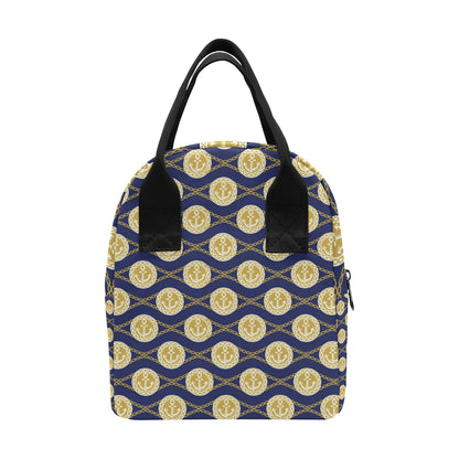 Anchor Luxury Pattern Insulated Lunch Bag