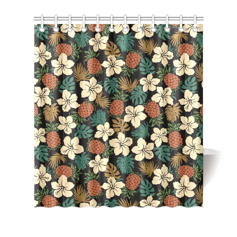 Hawaiian Themed Pattern Print Design H08 Shower Curtain