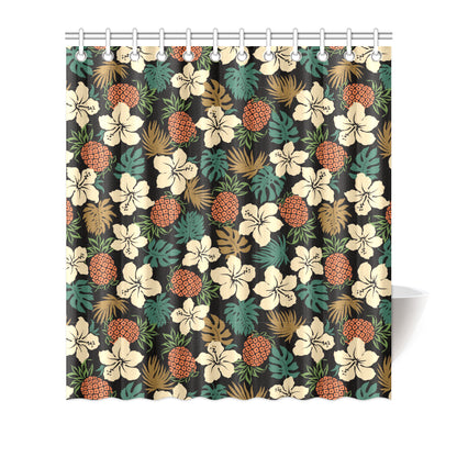 Hawaiian Themed Pattern Print Design H08 Shower Curtain