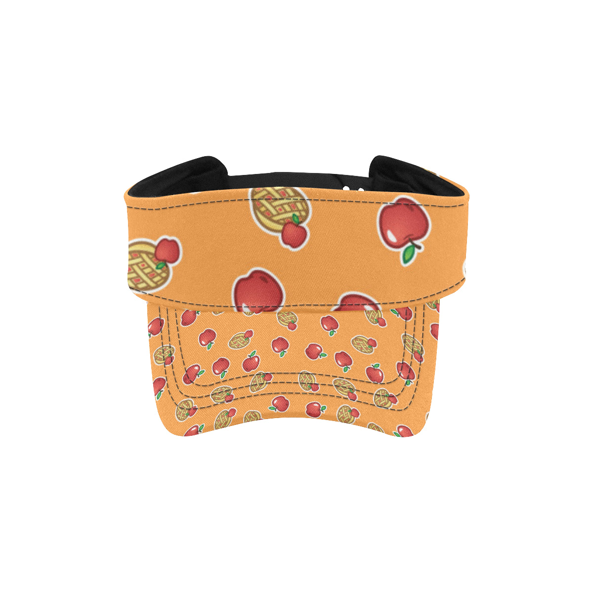 Apple Pie Pattern Print Design 02 Unisex Sun Visor