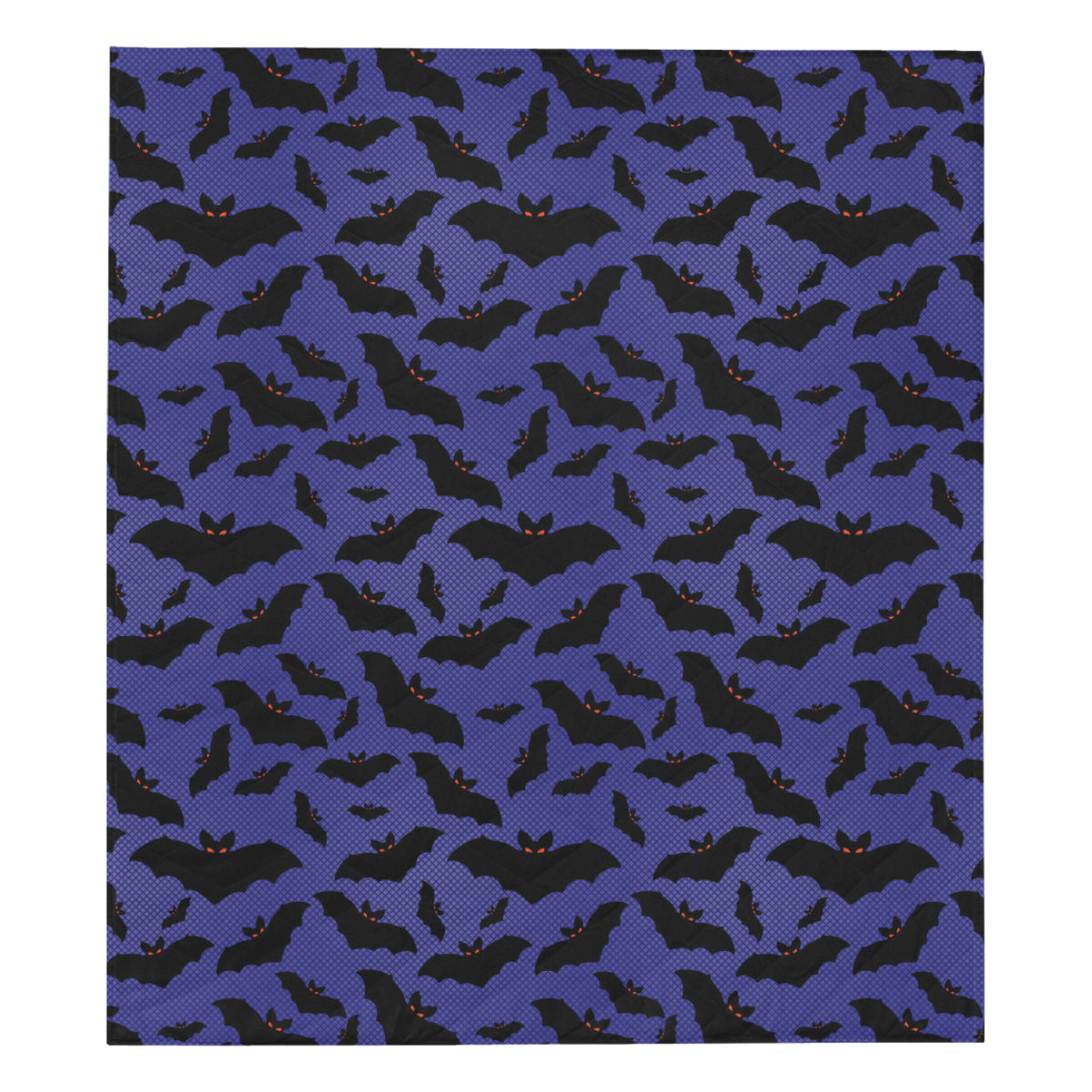 Bat Halloween Pattern Print Design 02 Premium Quilt