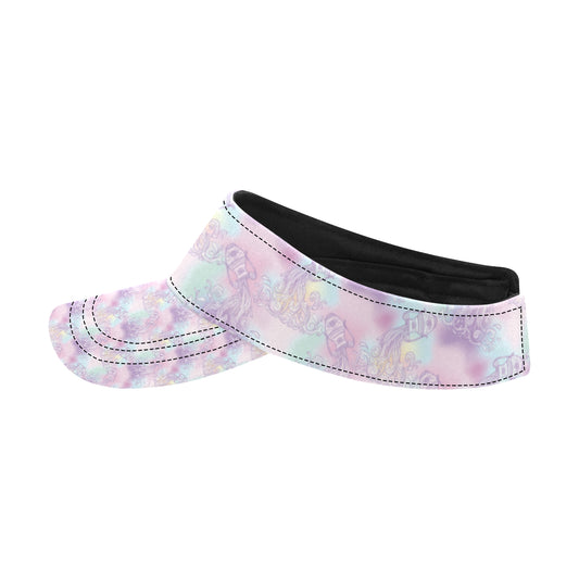 Aquarius Zodiac Pattern Print Design 01 Unisex Sun Visor