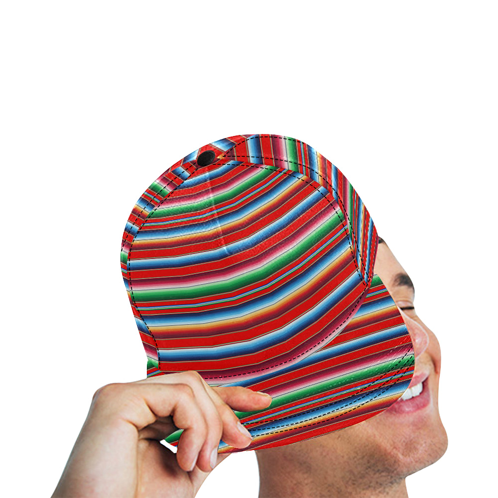 Serape Print Snapback Cap
