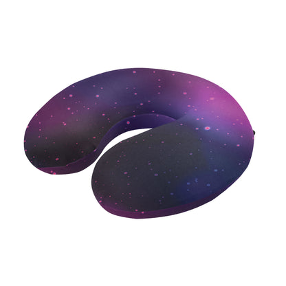 Night sky Pattern Print Design A04 U-Shaped Travel Neck Pillow