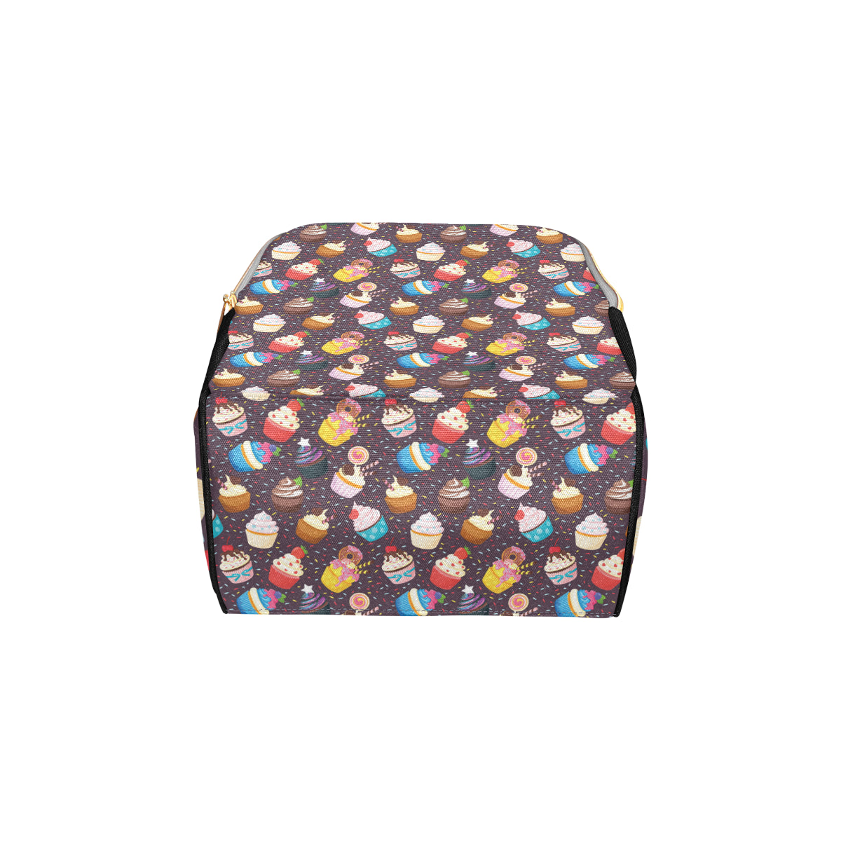 Cupcakes Party Print Pattern Diaper Bag Backpack