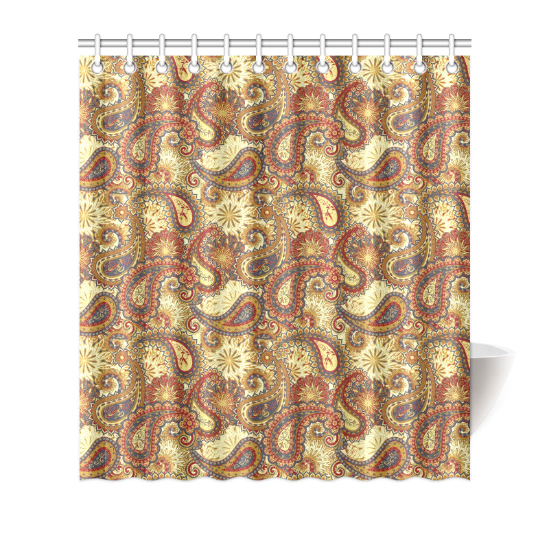 Boho Pattern Print Design 08 Shower Curtain