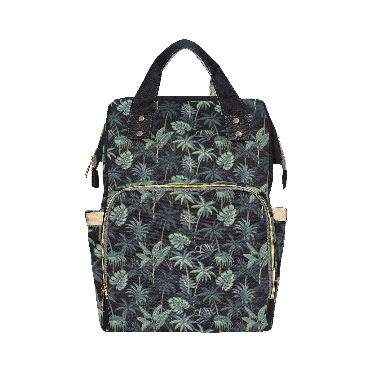 Rainforest Pattern Print Design RF02 Diaper Bag Backpack