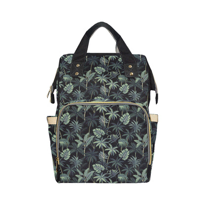 Rainforest Pattern Print Design RF02 Diaper Bag Backpack