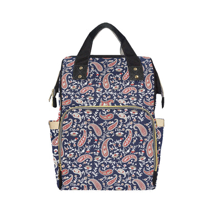 Paisley Pattern Print Design A05 Diaper Bag Backpack