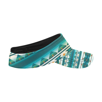 Blue Tribal Aztec Unisex Sun Visor