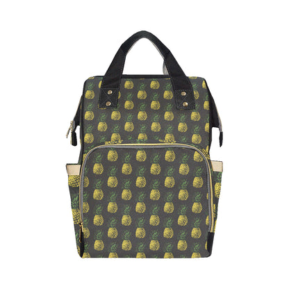 Gold Pineapple Diaper Bag Backpack