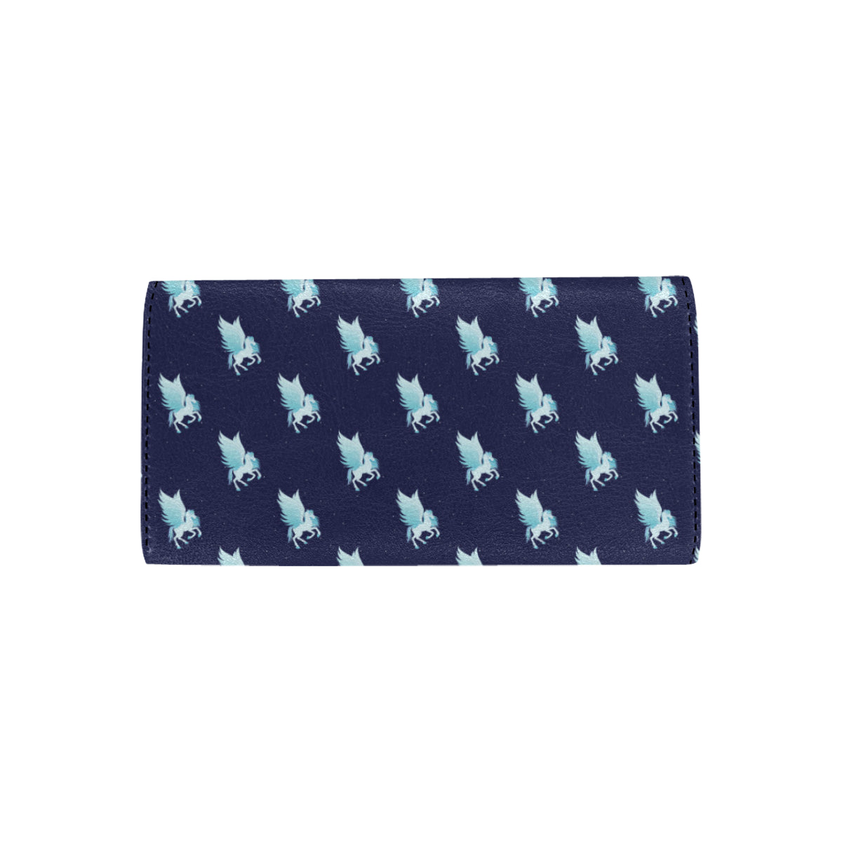Pegasus Pattern Print Design 03 Women's Trifold Wallet