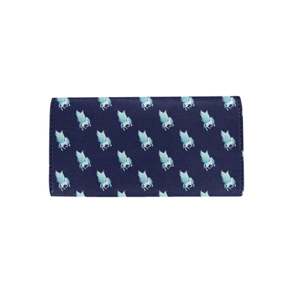 Pegasus Pattern Print Design 03 Women's Trifold Wallet