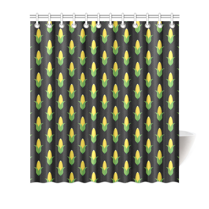 Corn Pattern Print Design 05 Shower Curtain