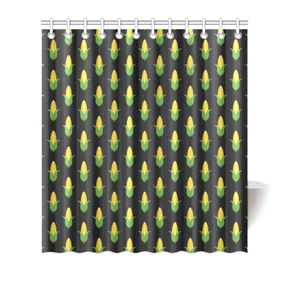Corn Pattern Print Design 05 Shower Curtain