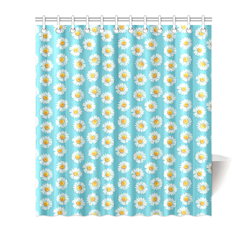 Daisy Pattern Print Design DS03 Shower Curtain