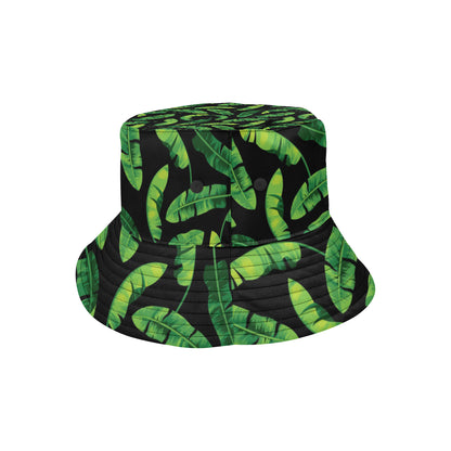 Banana Leaf Pattern Print Design BL02 Unisex Bucket Hat