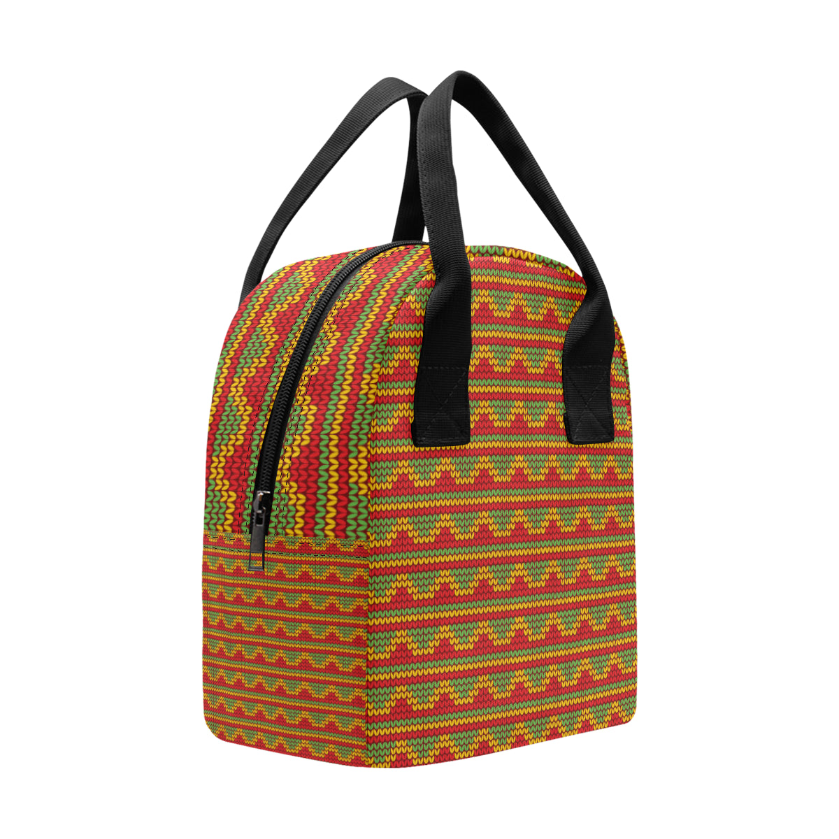 Rasta Reggae Color Print Insulated Lunch Bag