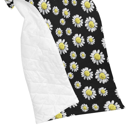 Daisy Pattern Print Design DS01 Premium Quilt