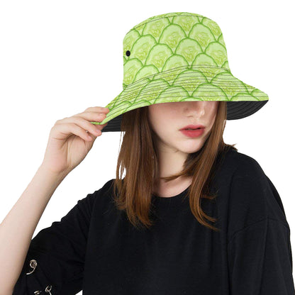 Cucumber Pattern Print Design CC04 Unisex Bucket Hat