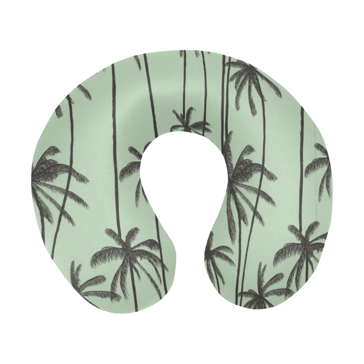 Palm Tree Pattern Print Design A04 U-Shaped Travel Neck Pillow