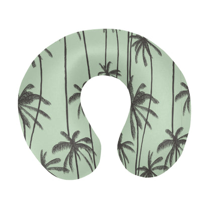 Palm Tree Pattern Print Design A04 U-Shaped Travel Neck Pillow