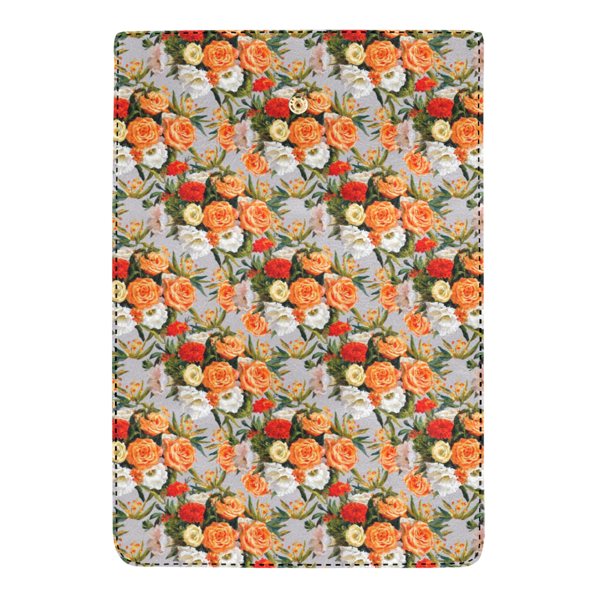 Lisianthus Pattern Print Design LT04 Women's Trifold Wallet