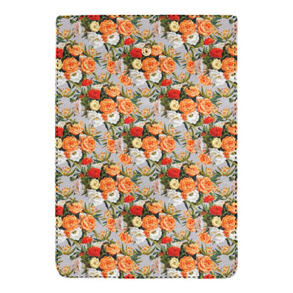 Lisianthus Pattern Print Design LT04 Women's Trifold Wallet