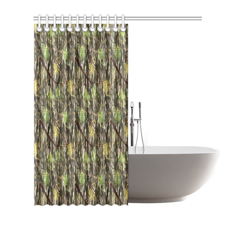 Camouflage Realtree Pattern Print Design 02 Shower Curtain