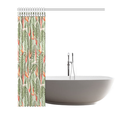 Bird Of Paradise Pattern Print Design BOP08 Shower Curtain