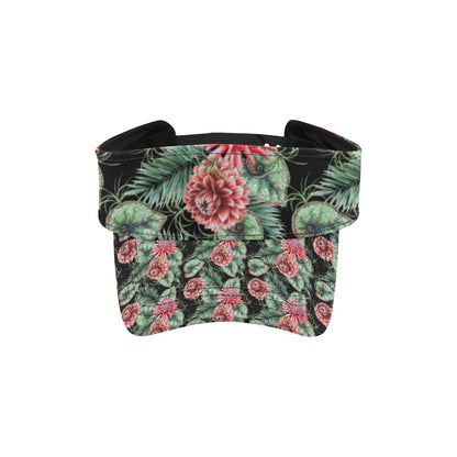 Dahlia Pattern Print Design DH06 Unisex Sun Visor