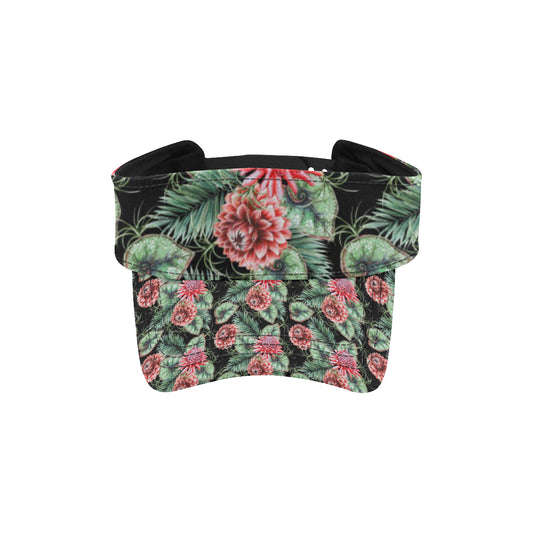 Dahlia Pattern Print Design DH06 Unisex Sun Visor