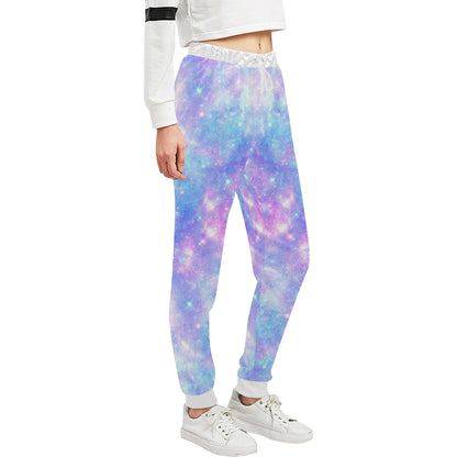 Galaxy Stardust Pastel Color Print Unisex Sweatpants