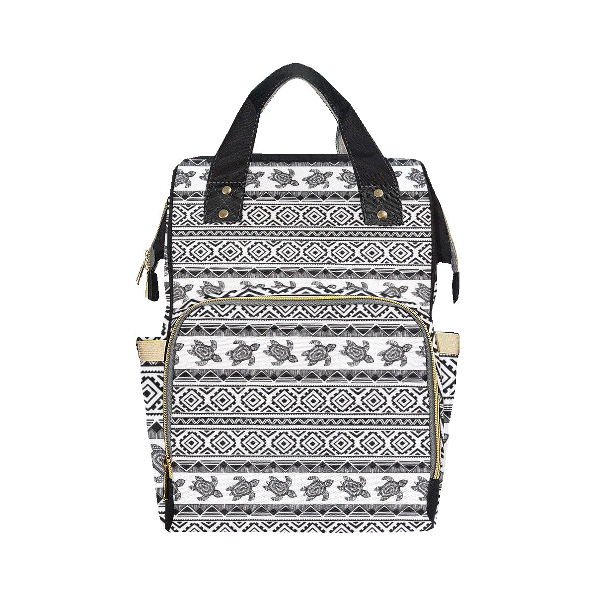 Sea Turtle Tribal Aztec Diaper Bag Backpack