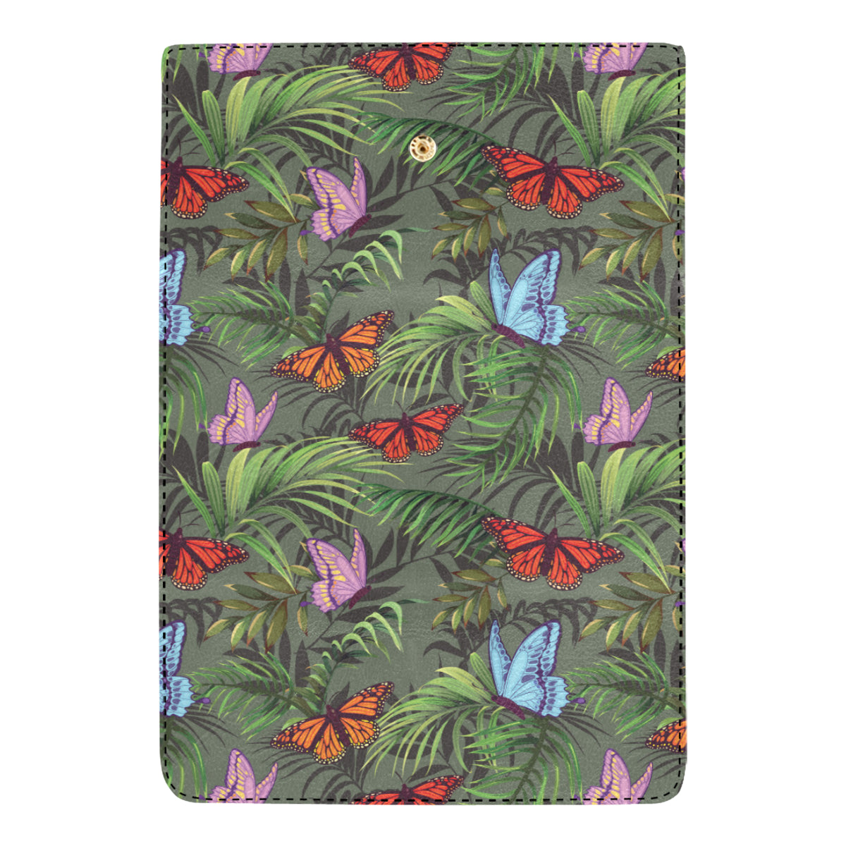 Monarch Butterfly Pattern Print Design 04 Women's Trifold Wallet