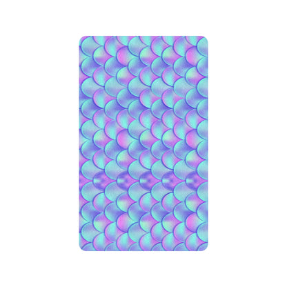 Mermaid Tail Design Print Pattern Rubber Doormat