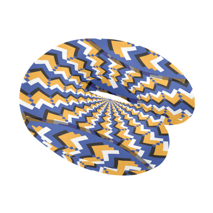 Optical illusion Pattern Print Design A01 U-Shaped Travel Neck Pillow