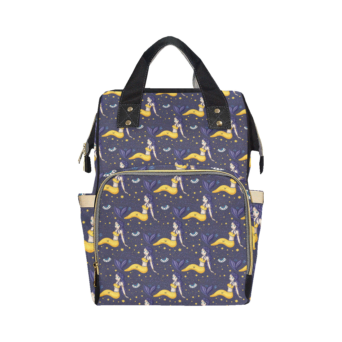 Pisces Pattern Print Design A04 Diaper Bag Backpack