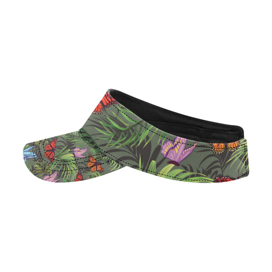 Monarch Butterfly Pattern Print Design 04 Unisex Sun Visor