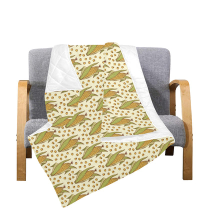 Corn Pattern Print Design 01 Premium Quilt