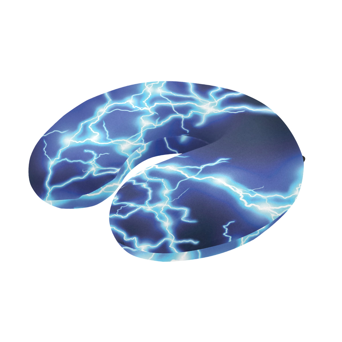 Lightning Thunder Pattern Print Design 04 U-Shaped Travel Neck Pillow
