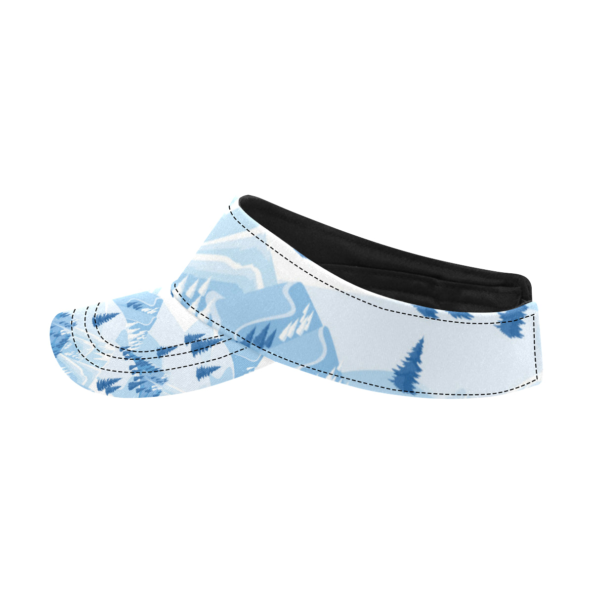 Mountain Pattern Print Design 03 Unisex Sun Visor