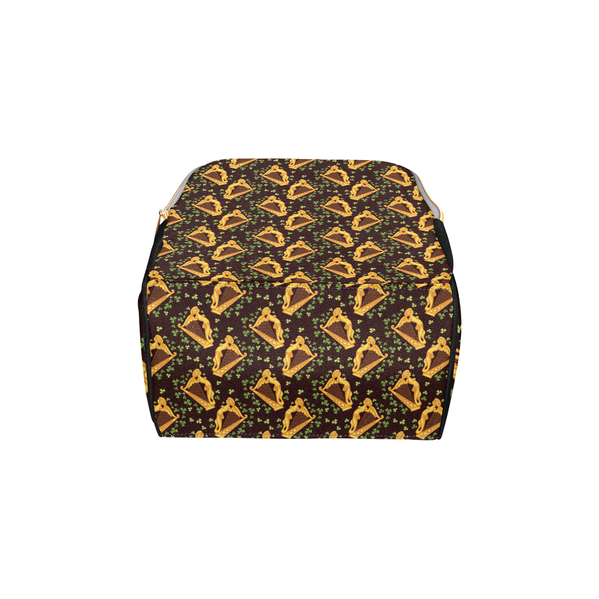 Harp Pattern Print Design 02 Diaper Bag Backpack
