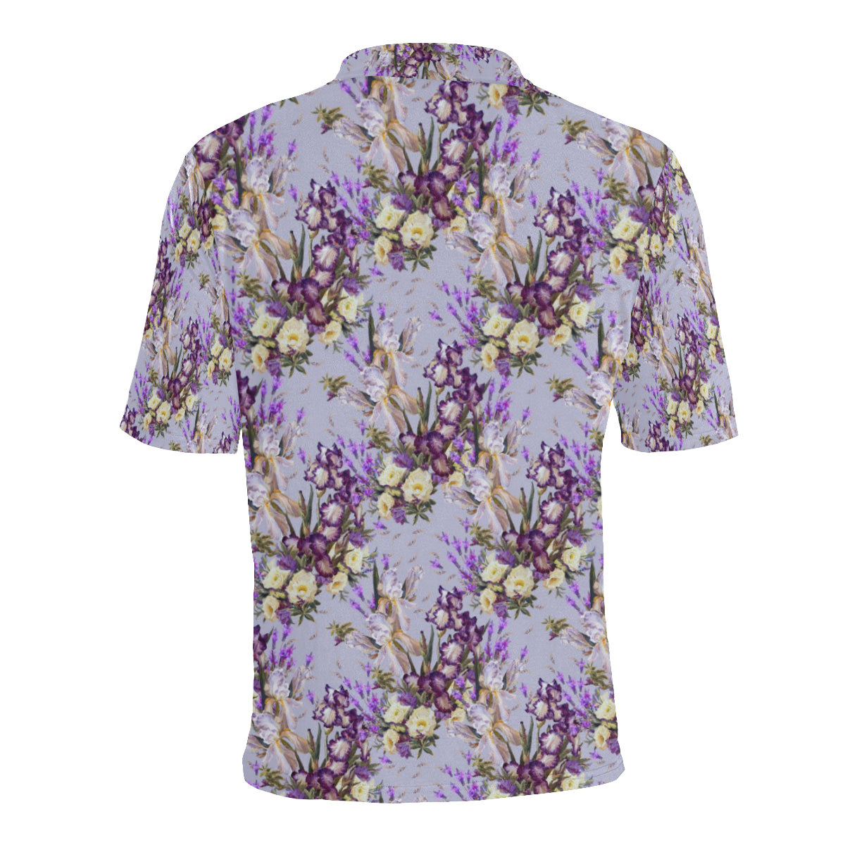 Iris Pattern Print Design IR07 Men Polo Shirt