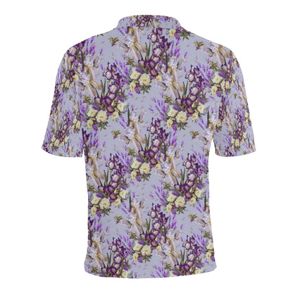 Iris Pattern Print Design IR07 Men Polo Shirt
