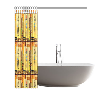 African Girl Design Shower Curtain