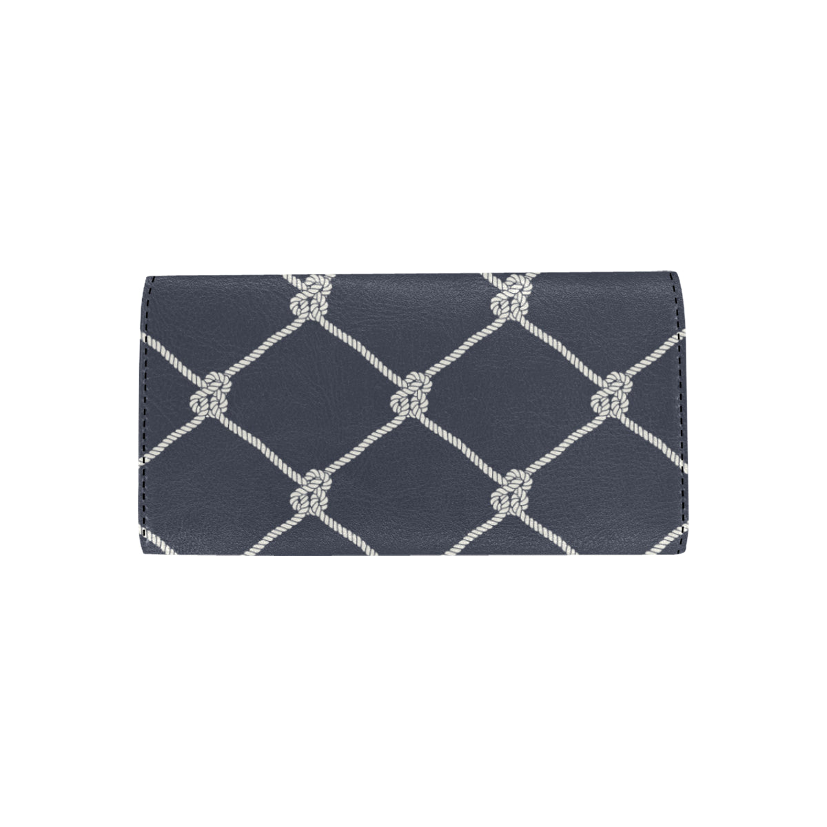Rope Pattern Print Design A02 Women's Trifold Wallet